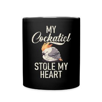 Cadeaux de calopsitte - Mug uni - noir - Devant