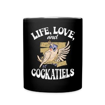 Cadeaux de calopsitte - Mug uni - noir - Devant