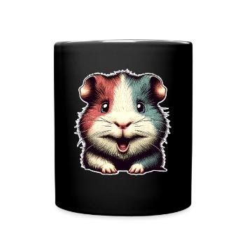 Hamster - Tasse einfarbig - Schwarz - Vorne