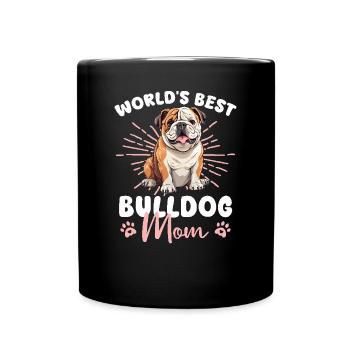 Bouledogue anglais Chien Bouledogue anglais Maman - Mug uni - noir - Devant