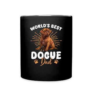 Dogue de Bordeaux Groovy Dogue Dad - Mug uni - noir - Devant