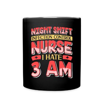 Caregiver Infection Control - Full Colour Mug - black - Front