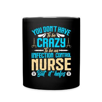 Caregiver Infection Control - Full Colour Mug - black - Front