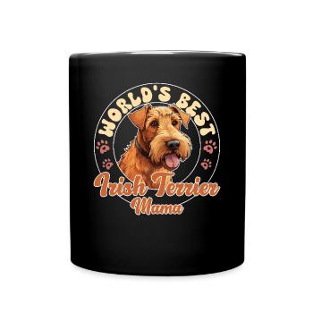 Irish Terrier Dog Irish Terrier Mom - Full Colour Mug - black - Front