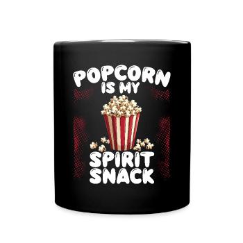 Le maïs soufflé est ma collation spirituelle - Mug uni - noir - Devant