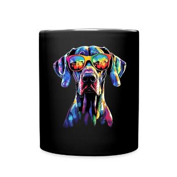Great Dane Hatz Male Saupacker Great Dane - Full Colour Mug - black - Front