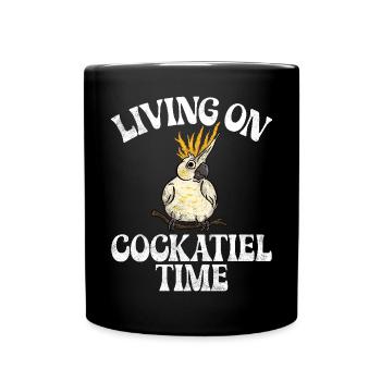 Cockatiel Gifts - Tasse einfarbig - Schwarz - Vorne
