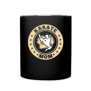 Combat Karaté Maman Karaté Combattante - Mug uni - noir - Devant