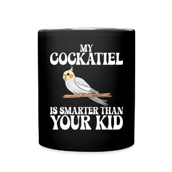 Cadeaux de calopsitte - Mug uni - noir - Devant