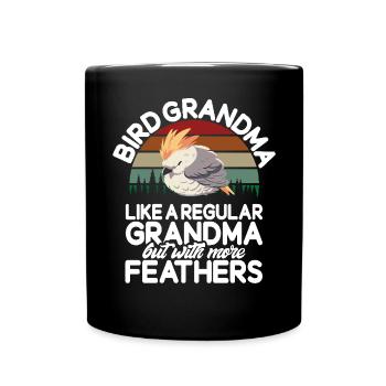 Cockatiel Gifts - Tasse einfarbig - Schwarz - Vorne
