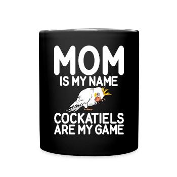 Cadeaux de calopsitte - Mug uni - noir - Devant