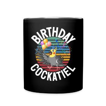 Cadeaux de calopsitte - Mug uni - noir - Devant