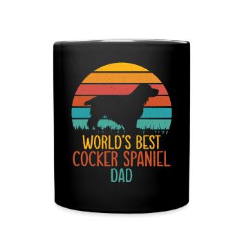 Cocker Spaniel Gifts - Full Colour Mug - black - Front