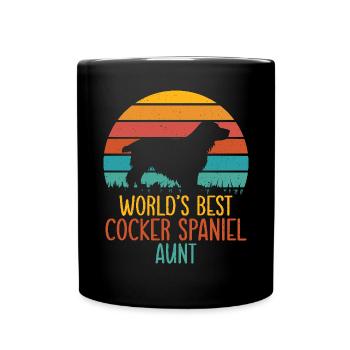 Cocker Spaniel Gifts - Tasse einfarbig - Schwarz - Vorne