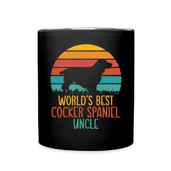 Cocker Spaniel Gifts - Tasse einfarbig - Schwarz - Vorne