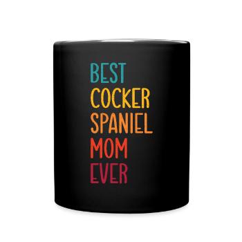 Cocker Spaniel Gifts - Full Colour Mug - black - Front