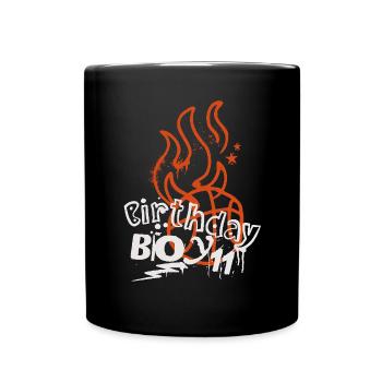 Basketball 11. Geburtstag Basketballer - Tasse einfarbig - Schwarz - Vorne