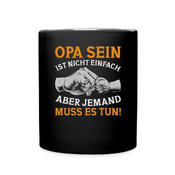 Grandpa, Grandpa, Grandpa, Grandpapa - Full Colour Mug - black - Front