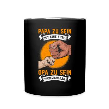 Grandpa, Grandpa, Grandpa, Grandpapa - Full Colour Mug - black - Front