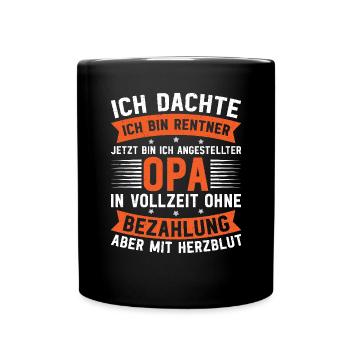 Grandpa, Grandpa, Grandpa, Grandpapa - Full Colour Mug - black - Front