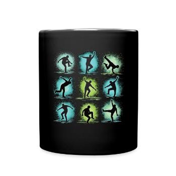 Breakdance Kids pour les Breakdancers de danse - Mug uni - noir - Devant