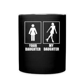 Skating Skater Figure Skating Your - Full Colour Mug - black - Front