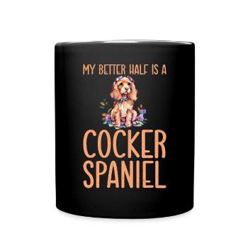Cadeaux Cocker Spaniel - Mug uni - noir - Devant