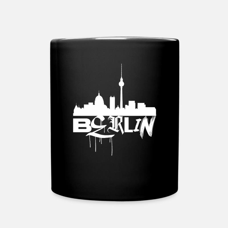 LIGNE D’HORIZON DE BERLIN - Mug uni - noir