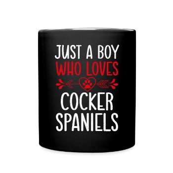 Cadeaux Cocker Spaniel - Mug uni - noir - Devant