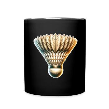 Badminton - Tasse einfarbig - Schwarz - Vorne