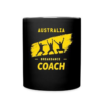 Breakdance Coach Motiv – Tänzer Outfit mit Stil - Tasse einfarbig - Schwarz - Vorne