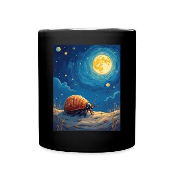 Propriétaire d’isopodes Entomologiste Rollie Pollie Lover Pill - Mug uni - noir - Devant