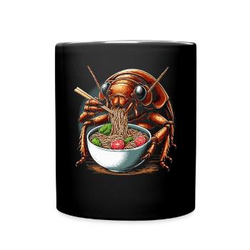 Rollie Polle Insect Collector Pill Bugs - Tasse einfarbig - Schwarz - Vorne