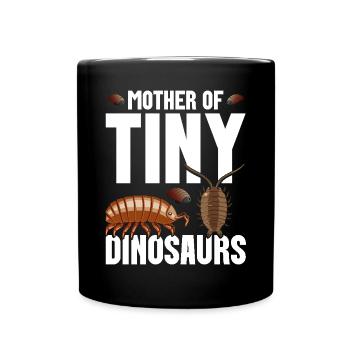Propriétaire d’un insecte Mère de minuscules dinosaures Rollie - Mug uni - noir - Devant