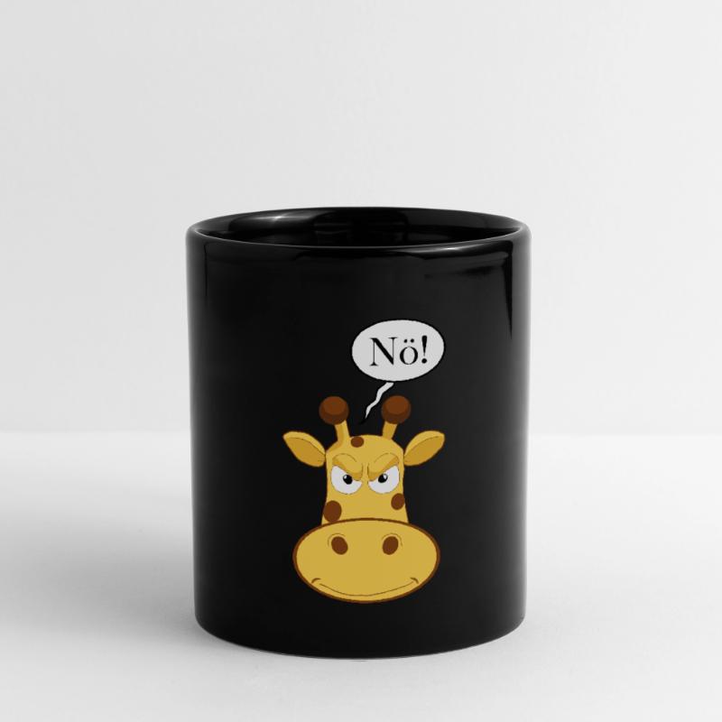 Statement Nö Giraffe, Nein Fun Comic, Einfach Nö Tasse einfarbig