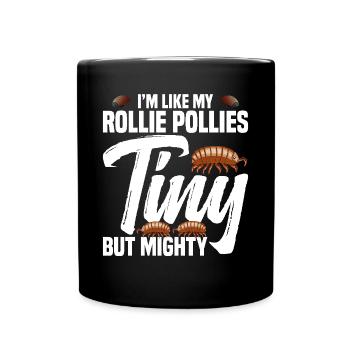 Amateur d’insectes Rollie Pollie Entomologiste Roly Poly - Mug uni - noir - Devant