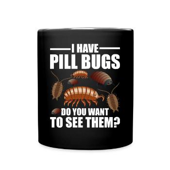 Rollie Pollie Entomologie Propriétaire Roly Poly Pill bug - Mug uni - noir - Devant