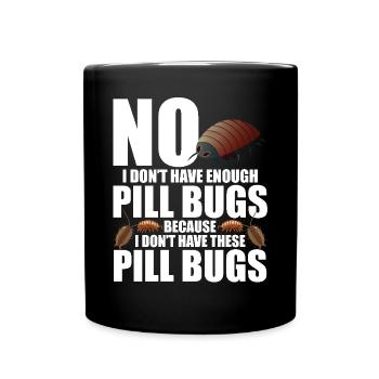 Roly Poly Owner Entomologist Isopod Owner Rollie - Full Colour Mug - black - Front