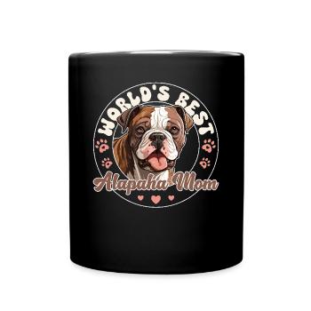 Alapaha Blue Blood Bulldog Groovy Alapaha Mom - Full Colour Mug - black - Front
