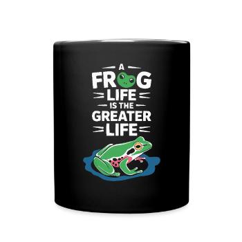 American Green Tree Frog Lover Animal Froggy Toad - Full Colour Mug - black - Front