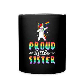 LGBTQ Stolz Regenbogenflagge Gleichheit Stolzes - Tasse einfarbig - Schwarz - Vorne