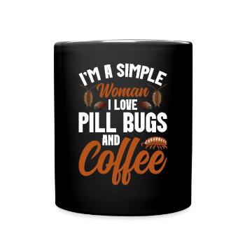 Entomologiste Insecte Rollie Pollie Punaise - Mug uni - noir - Devant