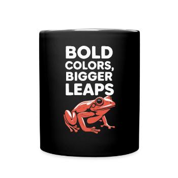 Tomato Frog Lover Animal Amphibian Froggy Toad - Full Colour Mug - black - Front