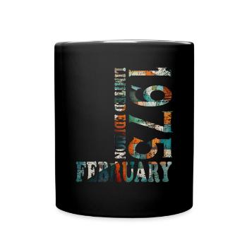 Des légendes sont nées en février 1975 - Mug uni - noir - Devant
