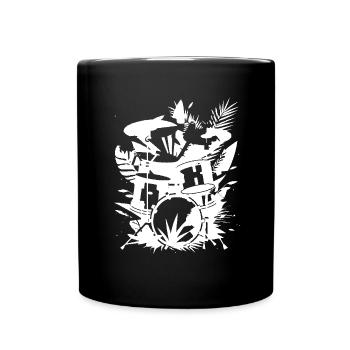 Graphiques de batterie - Mug uni - noir - Devant