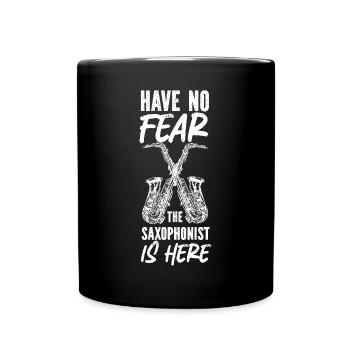 Les saxophones n’ont pas peur de la - Mug uni - noir - Devant