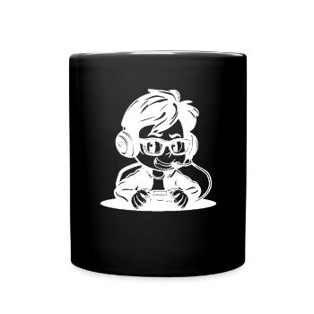 Video Game Lover Sketch - Full Colour Mug - black - Front