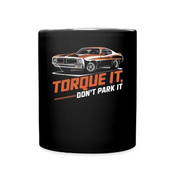 Muscle Car Carguy Vintage Car Collector Automobile - Full Colour Mug - black - Front