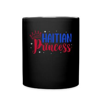 Haiti - Tasse einfarbig - Schwarz - Vorne