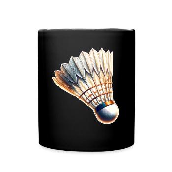 Badminton - Full Colour Mug - black - Front